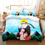 Load image into Gallery viewer, Anime Naruto Cosplay Bedding Set Quilt Duvet Covers Christmas Bed Sets