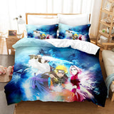 Load image into Gallery viewer, Anime Naruto Cosplay Bedding Set Quilt Duvet Covers Christmas Bed Sets