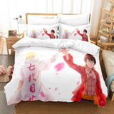 Load image into Gallery viewer, Anime Naruto Cosplay Bedding Set Quilt Duvet Covers Christmas Bed Sets