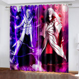 Load image into Gallery viewer, Anime Naruto Curtains Blackout Window Drapes