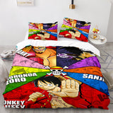 Load image into Gallery viewer, Anime One Piece Cosplay UK Bedding Set Quilt Duvet Covers Bed Sets