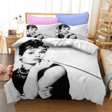 Load image into Gallery viewer, Audrey Hepburn Cosplay Bedding Set Quilt Covers