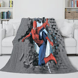 Charger l&#39;image dans la visionneuse de la galerie, Avengers Cosplay flanelle polaire jeter couverture châle Wrap sieste couette