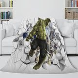 Charger l&#39;image dans la visionneuse de la galerie, Avengers Cosplay flanelle polaire jeter couverture châle Wrap sieste couette