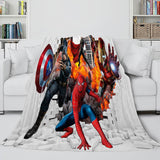 Laden Sie das Bild in den Galerie-Viewer, Avengers Flanell-Fleece-Decke