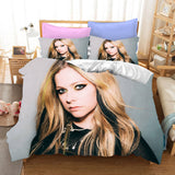 Carica l&#39;immagine nel visualizzatore Galleria, Avril Ramona Lavigne Cosplay Set di biancheria da letto Copripiumino trapuntato Set da letto