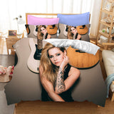 Carica l&#39;immagine nel visualizzatore Galleria, Avril Ramona Lavigne Cosplay Set di biancheria da letto Copripiumino trapuntato Set da letto