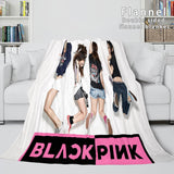 Carica l&#39;immagine nel visualizzatore Galleria, BLACKPINK Cosplay Coperta in pile di flanella morbida Coperta per biancheria da letto