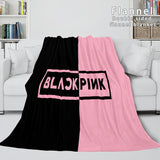 Carica l&#39;immagine nel visualizzatore Galleria, BLACKPINK Cosplay Coperta in pile di flanella morbida Coperta per biancheria da letto