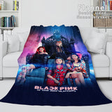 Carica l&#39;immagine nel visualizzatore Galleria, BLACKPINK Cosplay Coperta in pile di flanella morbida Coperta per biancheria da letto