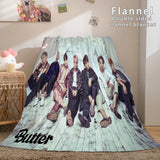 Load image into Gallery viewer, BTS Butter Flannel Fleece Blanket