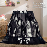 Load image into Gallery viewer, BTS Butter Bangtan Boys Dunelm Bedding Blanket Flannel Fleece Blankets