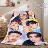 Carica l&#39;immagine nel visualizzatore Galleria, BTS Butter Bangtan Boys Dunelm Bedding Flanella Coperta in pile Cospaly