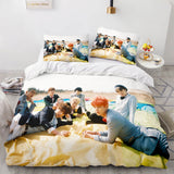 Load image into Gallery viewer, BTS Butter Team Cosplay Bedding Set Quilt Duvet Cover