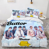 Charger l&#39;image dans la visionneuse de la galerie, BTS Beurre Cosplay Ensemble de Literie UK Housses de Couette Quilt Draps de Lit Ensembles