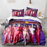 Carica l&#39;immagine nel visualizzatore Galleria, BTS Butter Team Cosplay UK Set di biancheria da letto Copripiumini trapuntati Set da letto