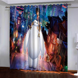 Load image into Gallery viewer, Big Hero 6 Curtains Pattern Blackout Window Drapes