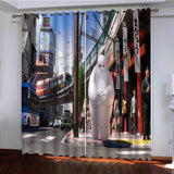 Load image into Gallery viewer, Big Hero 6 Curtains Pattern Blackout Window Drapes