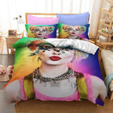 Laden Sie das Bild in den Galerie-Viewer, Birds of Prey Harley Quinn Cosplay Bettwäsche-Set Quilt Bettbezug-Sets