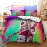 Laden Sie das Bild in den Galerie-Viewer, Birds of Prey Harley Quinn Cosplay Bettwäsche-Set Quilt Bettbezug-Sets