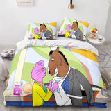 Load image into Gallery viewer, BoJack Horseman Bedding Set Quilt Duvet Cover Bedding Sets