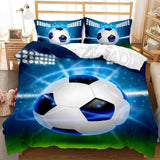 Load image into Gallery viewer, Football Print Bedding Set Duvet Cover Without Filler