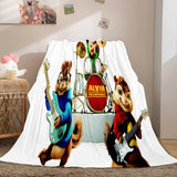 Laden Sie das Bild in den Galerie-Viewer, Alvin und die Chipmunks Flanell-Fleece-Decke