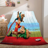 Charger l&#39;image dans la visionneuse de la galerie, Couverture polaire en flanelle Alvin et les Chipmunks