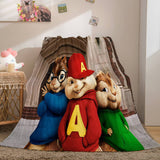 Load image into Gallery viewer, Alvin and the Chipmunks Flannel Fleece Blanket