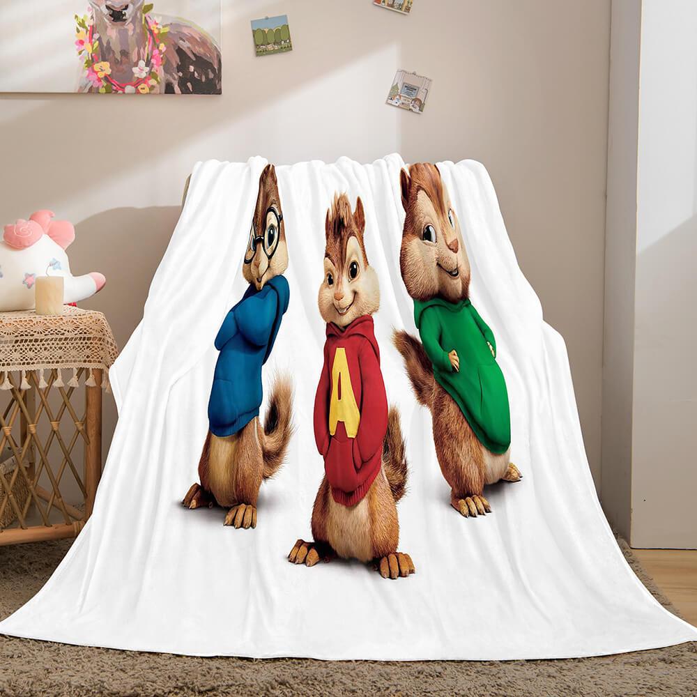 Cartone animato Alvin and the Chipmunks Cosplay Coperta in pile di fla –  ebuycosuk