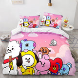 Load image into Gallery viewer, Cartoon BT21 Bedding Set Throw Quilt Duvet Cover Bedding Sets