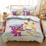 Load image into Gallery viewer, Cartoon Baby Shark Cosplay Bedding Set Duvet Cover