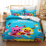 Load image into Gallery viewer, Cartoon Baby Shark Cosplay Bedding Set Duvet Cover