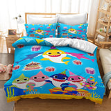 Load image into Gallery viewer, Cartoon Baby Shark Cosplay Bedding Set Duvet Cover