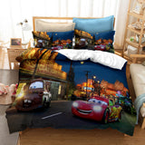 Laden Sie das Bild in den Galerie-Viewer, Cartoon Cars Cosplay Bettwäsche-Set Quilt Bettbezug Blätter Bett-Sets