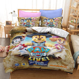 Load image into Gallery viewer, Cartoon PAW Patrol Cosplay Kids Bedding Set Quilt Duvet Cover Bed Sets