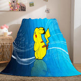 Load image into Gallery viewer, Cartoon Pikachu Blanket Flannel Throw Room Decoration
