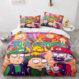 Load image into Gallery viewer, Cartoon Rick and Morty Cosplay Kids Bedding Set Duvet Covers Bed Sets