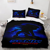 Load image into Gallery viewer, Cartoon Sonic Cosplay Kids Bedding Set Quilt Duvet Covers Bed Sets