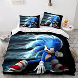 Load image into Gallery viewer, Cartoon Sonic The Hedgehog Bedding Set Duvet Cover