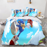 Load image into Gallery viewer, Cartoon Sonic The Hedgehog Cosplay Bedding Set Duvet Cover Bed Sets