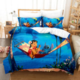 Load image into Gallery viewer, Cartoons Lilo and Stitch Cosplay Kids Bedding Set Duvet Cover Bed Sets