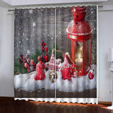 Load image into Gallery viewer, Christmas Pattern Curtains Blackout Window Drapes
