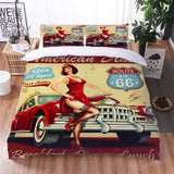 Load image into Gallery viewer, Classic Retro Style Bedding Set Quilt Duvet Cover