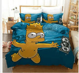 Load image into Gallery viewer, Comedy The Simpsons Bedding Sets Pattern Quilt Cover Without Filler