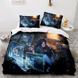 Load image into Gallery viewer, Cyberpunk Pattern Bedding Set Quilt Covers