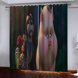 Load image into Gallery viewer, DC League of Super-Pets Curtains Pattern Window Drapes