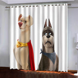 Load image into Gallery viewer, DC League of Super-Pets Curtains Pattern Window Drapes