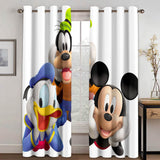 Charger l&#39;image dans la visionneuse de la galerie, Disney Mickey Mouse Rideaux Cosplay Blackout Fenêtre Traitements Rideaux