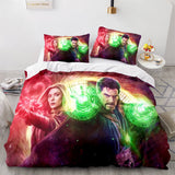 Carica l&#39;immagine nel visualizzatore Galleria, Copripiumino per set biancheria da letto Doctor Strange in the Multiverse of Madness